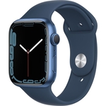 Часы Apple Watch Series 7, 45 мм, корпус из алюминия синего цвета, спортивный ремешок "синий омут" [MKN83RU/A] (MKN83RU/A)
