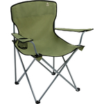 Кресло складное Jungle Camp Ranger XL Green, кемпинговое, 57х57х87 см