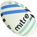 Мяч для регби Mitre Grid D4P арт. 5BB1153B65, р. 5, бело-синий