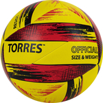 Мяч волейбольный Torres Resist арт. V321305, р.5, желто-красно-черный