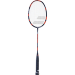 Ракетка для бадминтона Babolat First II, арт. 601328-104, алюминиевый обод, со струнами, красный