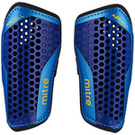 Щитки футбольные Mitre Aircell Carbon Slip арт. S70004BCY, р. M, без голеностопа, пластик, голубой-синий