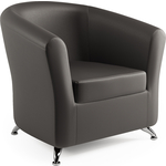 Кресло Шарм-Дизайн Евро шоколадная экокожа