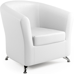 Кресло Шарм-Дизайн Евро белая экокожа