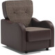Кресло для отдыха Шарм-Дизайн Классика В Корфу коричневый и экокожа шоколад