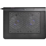 Подставка для ноутбука Buro BU-LCP170-B214 17" 398x300x29 мм 2xUSB 2x 140 мм FAN 926 г металлическая сетка/пластик черный