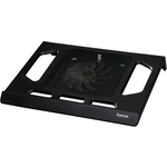Подставка для ноутбука HAMA Black Edition (00053070) 17.3" 295x350x53 мм 20 дБ 1x 140 мм FAN 454 г пластик черный