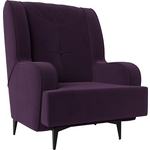 Кресло Лига Диванов Неаполь велюр фиолетовый (111956)