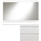 Мебель для ванной Style line Даллас Люкс 78 (140R) подвесная, под стиральную машину, белая