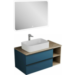Мебель для ванной Veneciana Sangro 100х48 индиго бархат