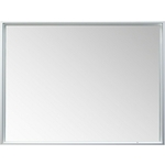 Фото Зеркало De Aqua Алюминиум LED 120х75 с подсветкой, серебро (261698) купить недорого низкая цена