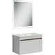 Мебель для ванной Sancos Smart 80 два ящика, белый глянец