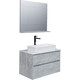 Мебель для ванной Grossman Эдванс 80х50 GR-3031, цемент светлый