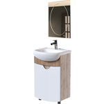Мебель для ванной Mixline Крокус 55х30 белый/дуб кантри