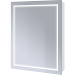 Зеркальный шкаф Emmy Родос 70 левый, с подсветкой, белый (rod70mir1-l)
