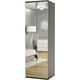 Шкаф для одежды Шарм-Дизайн Комфорт МШ-21 100х60 с зеркалами, венге