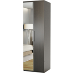Шкаф для одежды Шарм-Дизайн Комфорт МШ-21 60х60 с зеркалом, венге