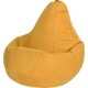 Кресло-мешок DreamBag Желтый Велюр 2XL 135х95