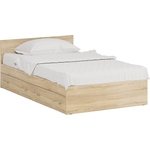 Кровать с ящиками СВК Стандарт 120х200 дуб сонома (1024242)