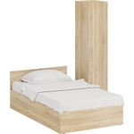 Комплект мебели СВК Стандарт кровать 120х200, пенал 45х52х200, дуб сонома (1024335)