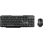 Клавиатура + мышь Oklick 205MK клав:черный мышь:черный USB беспроводная Multimedia (1546786)