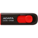 Флеш Диск A-DATA 64Gb Classic AC008 AC008-64G-RKD USB2.0 красный/черный
