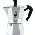 Кофеварка Bialetti Moka Express 3 порц + молотый кофе Decffeinato 250 0.13л (32118)