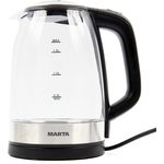 Чайник электрический Marta MT-1078 черный жемчуг