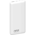 Мобильный аккумулятор Hiper MX Pro 10000 10000mAh 3A QC PD 1xUSB белый (MX PRO 10000 WHITE)
