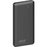 Мобильный аккумулятор Hiper MX Pro 10000 10000mAh 3A QC PD 1xUSB черный (MX PRO 10000 BLACK)