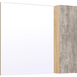 Зеркальный шкаф Runo Мальта 85х75 дуб/серый (00-00001104)