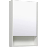 Зеркальный шкаф Runo Микра 40х65 правый, белый (УТ000002341)