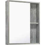 Фото Зеркальный шкаф Runo Эко 52х65 серый бетон (00-00001184) купить недорого низкая цена