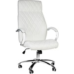 Офисное кресло для руководителей Dobrin BENJAMIN LMR-117B белый