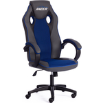 Фото Компьютерное кресло TetChair Кресло RACER GT new кож/зам/ткань, металлик/синий, 36/10 купить недорого низкая цена