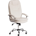 Фото Компьютерное кресло TetChair Кресло SOFTY LUX кож/зам, белый, 36-01 купить недорого низкая цена