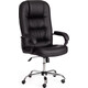 Компьютерное кресло TetChair Кресло СН9944 (22) хром кож/зам, черный, 36-6