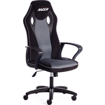 Фото Компьютерное кресло TetChair Кресло RACER флок/ткань, черный/серый, 35/TW-12 / карбон купить недорого низкая цена