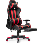 Компьютерное кресло Woodville Corvet black / red
