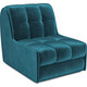 Кресло-кровать Mebel Ars Барон №2 (бархат сине-зеленый STAR VELVET 43 BLACK GREEN)