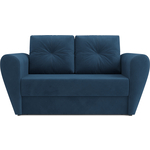 Выкатной диван Mebel Ars Квартет (темно-синий Luna 034)