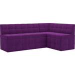 Кухонный диван Mebel Ars Атлантис правый угол (фиолет) 190х84х120 см
