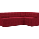 Кухонный диван Mebel Ars Атлантис правый угол (Кордрой красный) 190х84х120 см