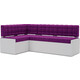 Кухонный диван Mebel Ars Ганновер левый угол (фиолет) 178х82х103 см