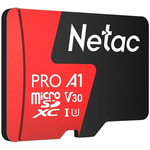 Карта памяти NeTac MicroSD card P500 Extreme Pro 64GB, retail version w/SD adapter
