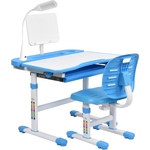 Комплект парта + стул трансформеры FunDesk Cura blue