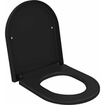 Сиденье для унитаза Ambassador Nord с микролифтом, матовое черное (132T20201)