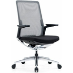 Офисное кресло NORDEN Monro EVA-004B черная сетка / черный пластик / база алюминий