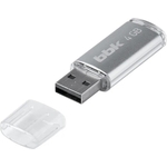 Флеш-накопитель BBK 004G-RCT серебро, 4Гб, USB2.0, ROCKET серия