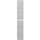 Пенал Dreja Slim 30х190 белый глянец/бетон (99.0505)